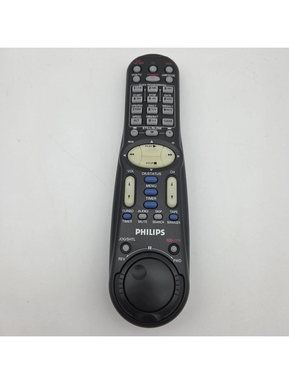 Philips LP20402-009D VCR Remote Control, OEM for VR1010BP VR810BPH VR1010 +more